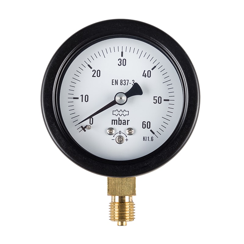 گیج فشار صفحه 6 سانت خشک 60 میلی بار